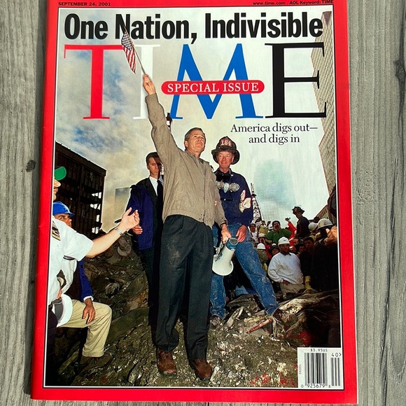 Time Magazine special Issue September 11th Attack World Trade Center One Nation - Picture 1 of 9